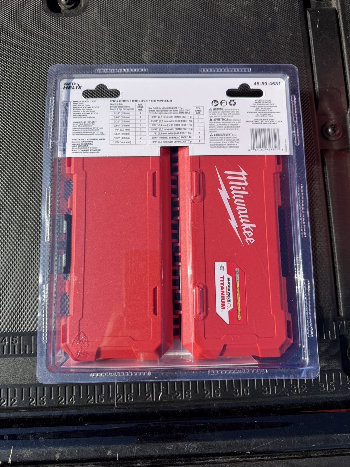 New Milwaukee Shockwave 23-Pc Titanium Drill Bit Set 48-89-4631 gallery