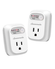 DEWENWILS 2-Pack Countdown Timer Outlet Auto Shut Off Safety 15A 1000W UL