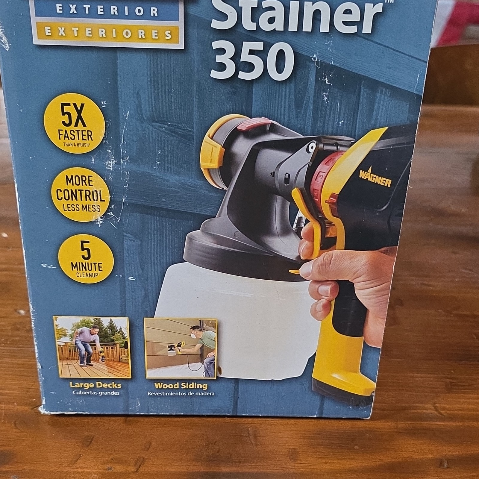WAGNER Control Stainer 350 Handheld Sprayer, Material Flow Control, 1.5 qt Cup gallery