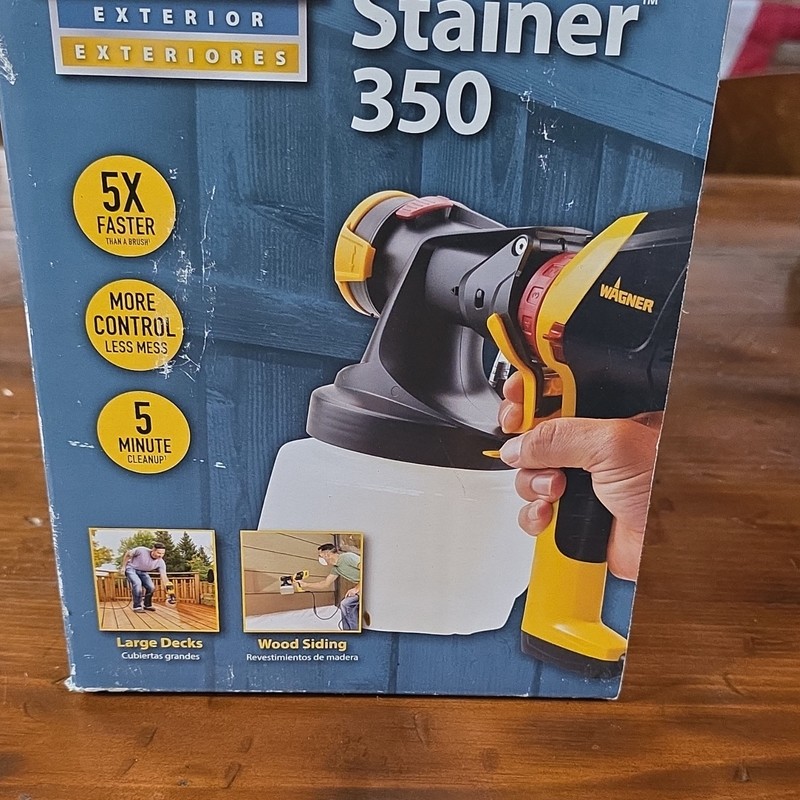 WAGNER Control Stainer 350 Handheld Sprayer, Material Flow Control, 1.5 qt Cup gallery