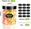 40 Pack Plastic Jars with Lids Gencywe 8 Oz Clear Slime Cosmetics Containers.. gallery