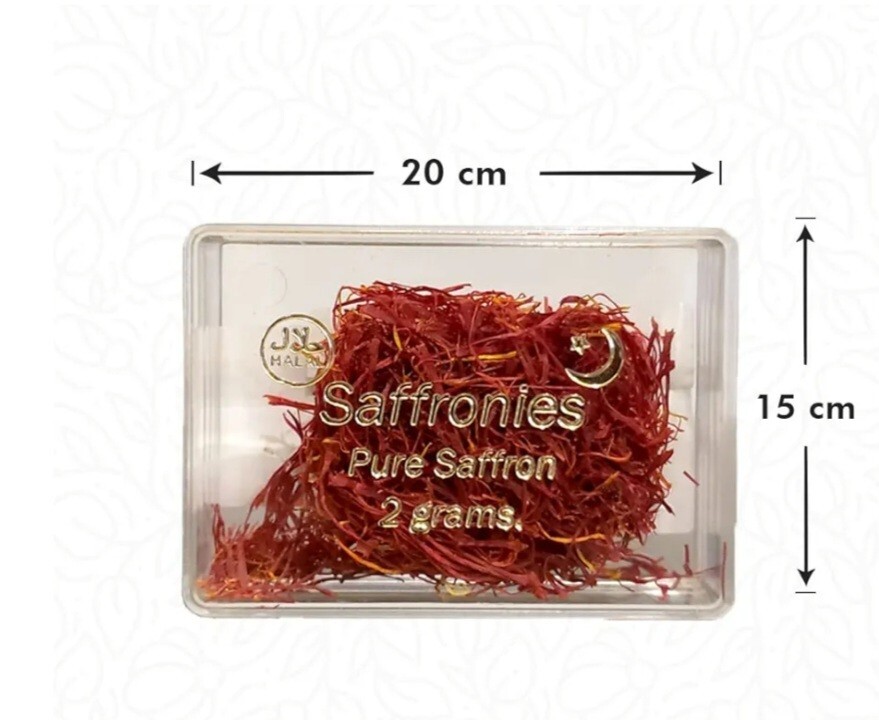 Golden Saffron Red Saffron Threads - 2g In Box 12 Pieces Shipping From USA gallery