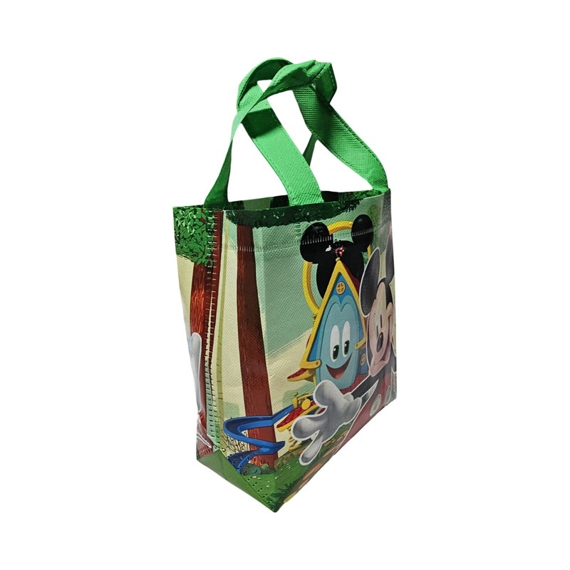 Disney Junior Mickey 2 Pack Reusable Tote Party Treat Gift Bags 7"X8"X3.25 gallery