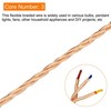 Twisted Cloth Covered Wire 3Core 18AWG 5m/16.4ft,Electrical Cable,Rose Gold Tone gallery