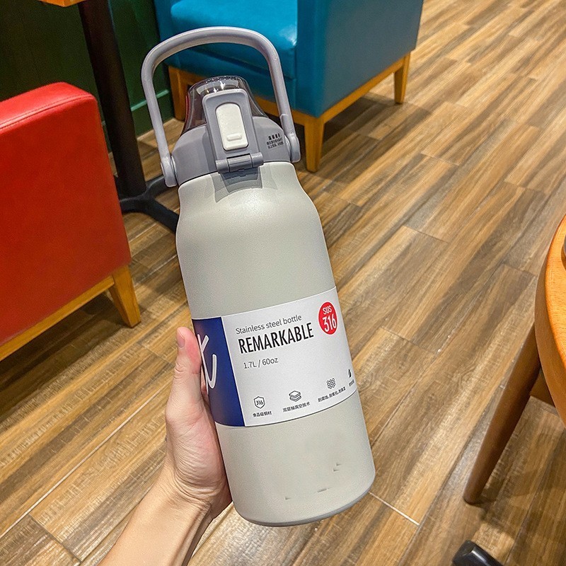 1300ml Premium Stainless Steel Insulated Water Bottle – 316 Steel gallery