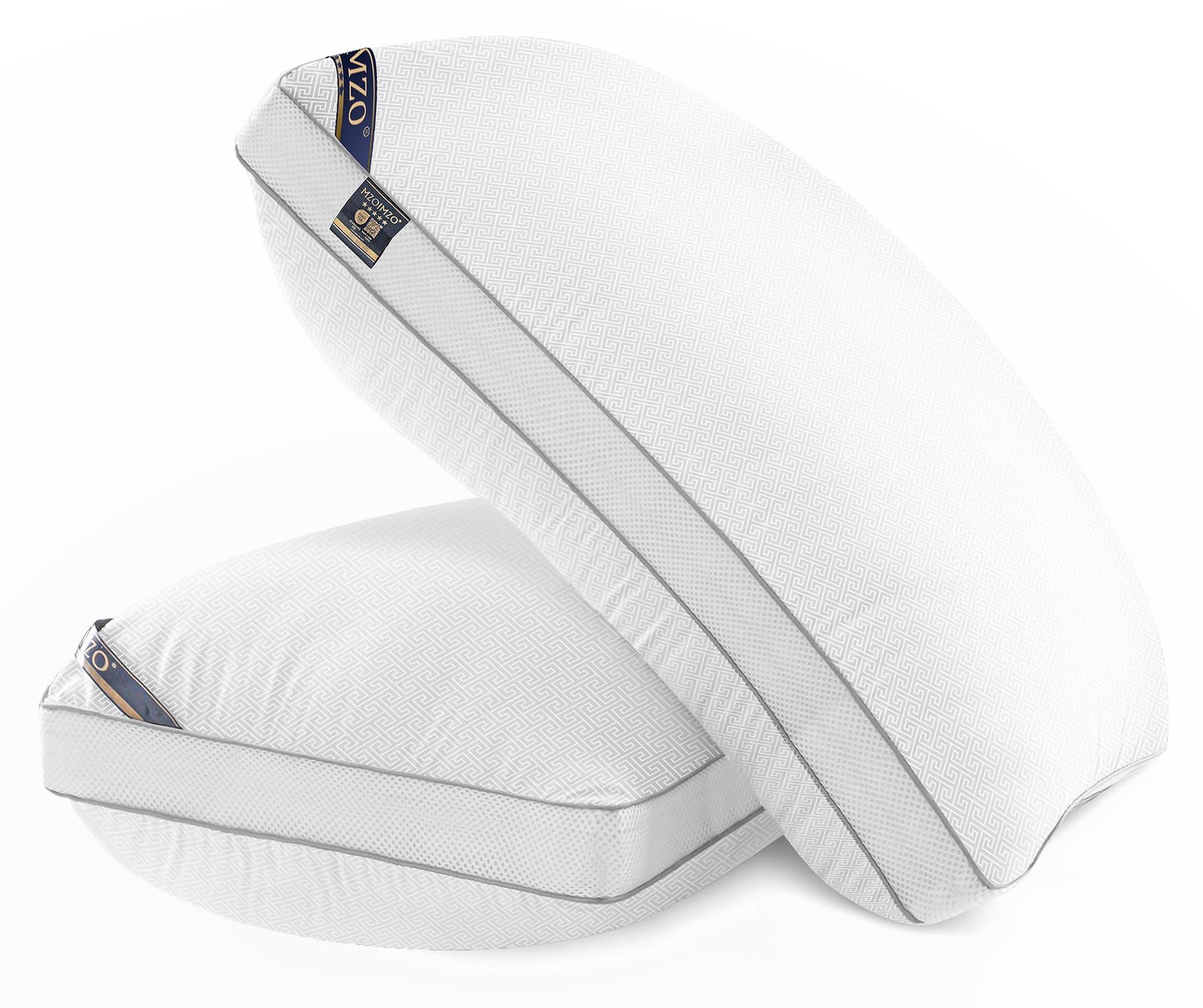 Luxury Comfy Hotel Collection Bed Pillows for Sleeping- Firm Standard Size Set o gallery