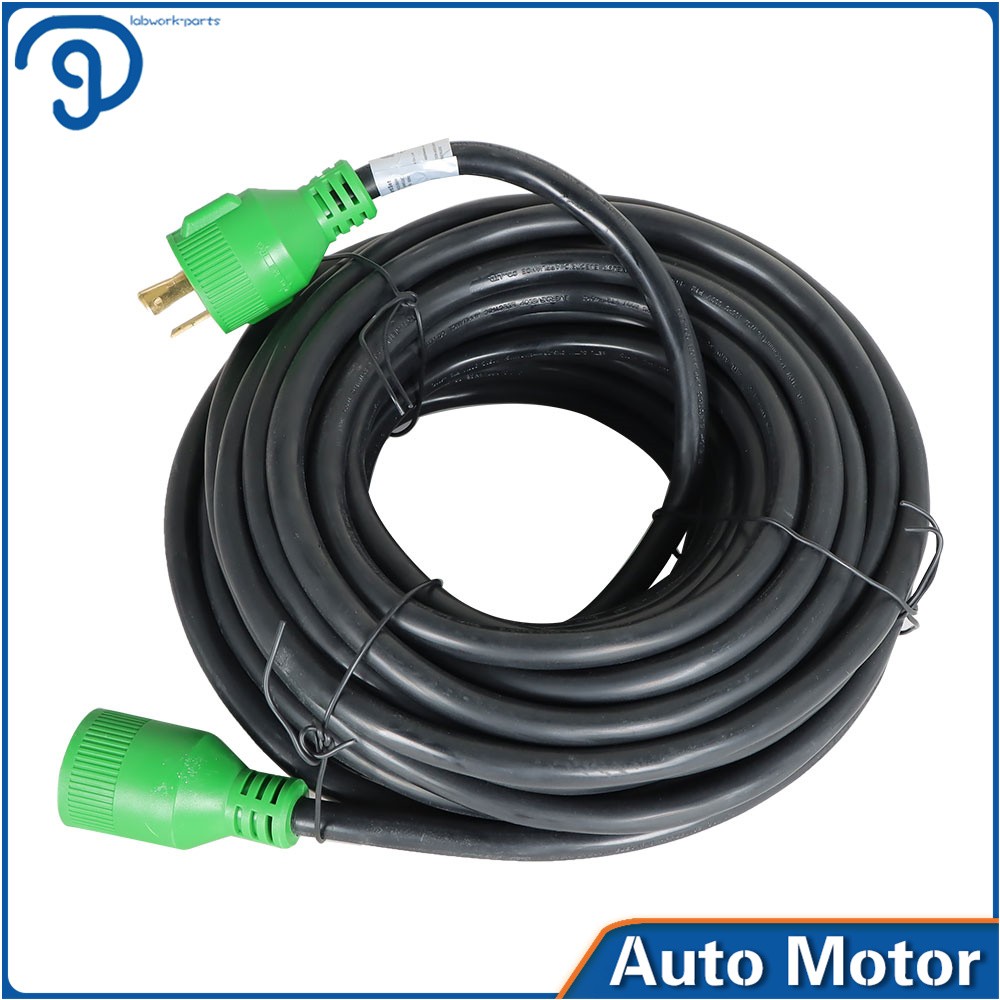 3 Prong 30 A Adapter Plug Generator Extension Cord 10-100 Ft NEMA L5-30P/L5-30R gallery