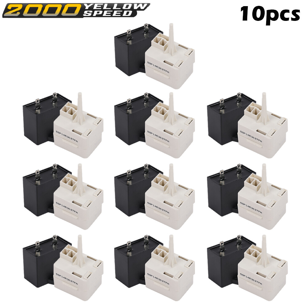 Fit For Refrigerator Whirlpool Compressor Start Relay & Capacitor 1/2/3/10 Pcs gallery
