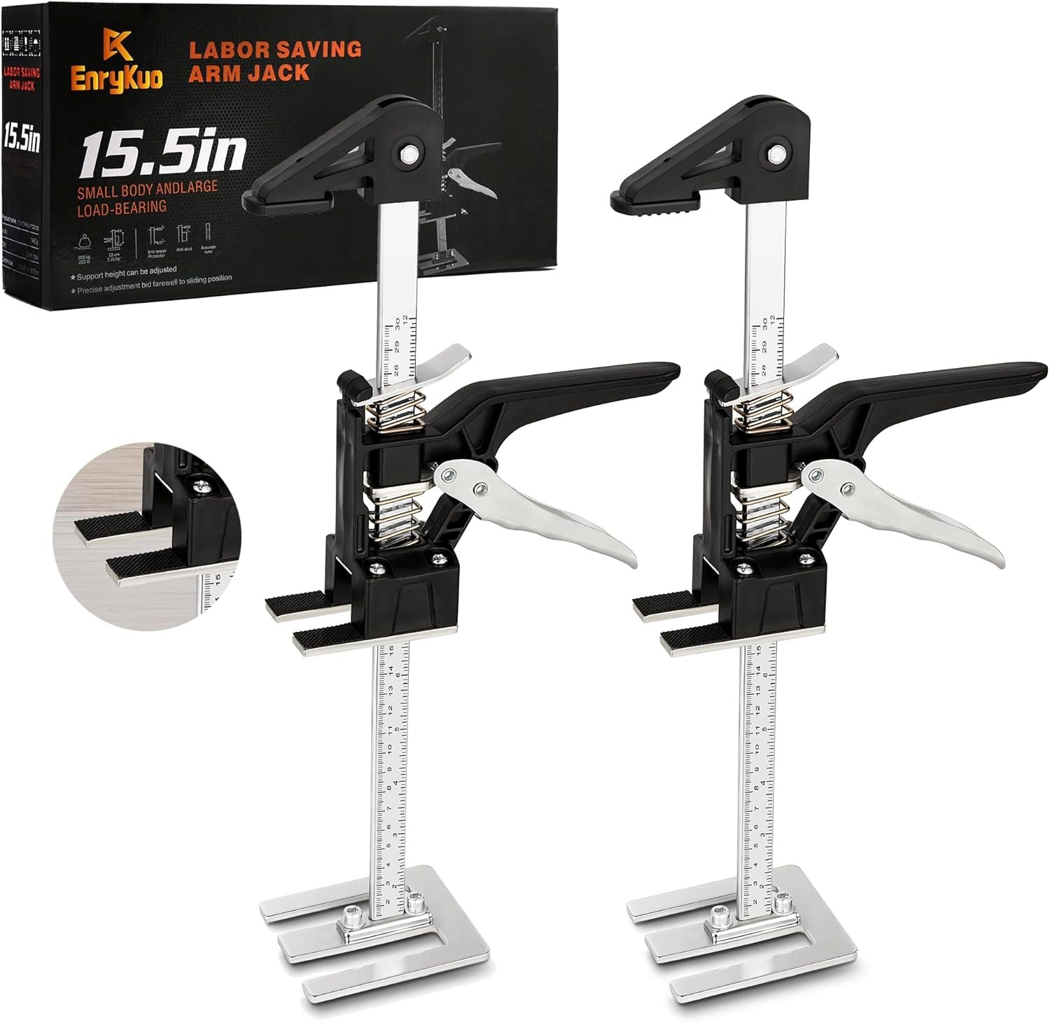 Labor Saving Arm Jack 2 Pack, 15.5 Inch Multifunctional Furniture Lifter for gallery