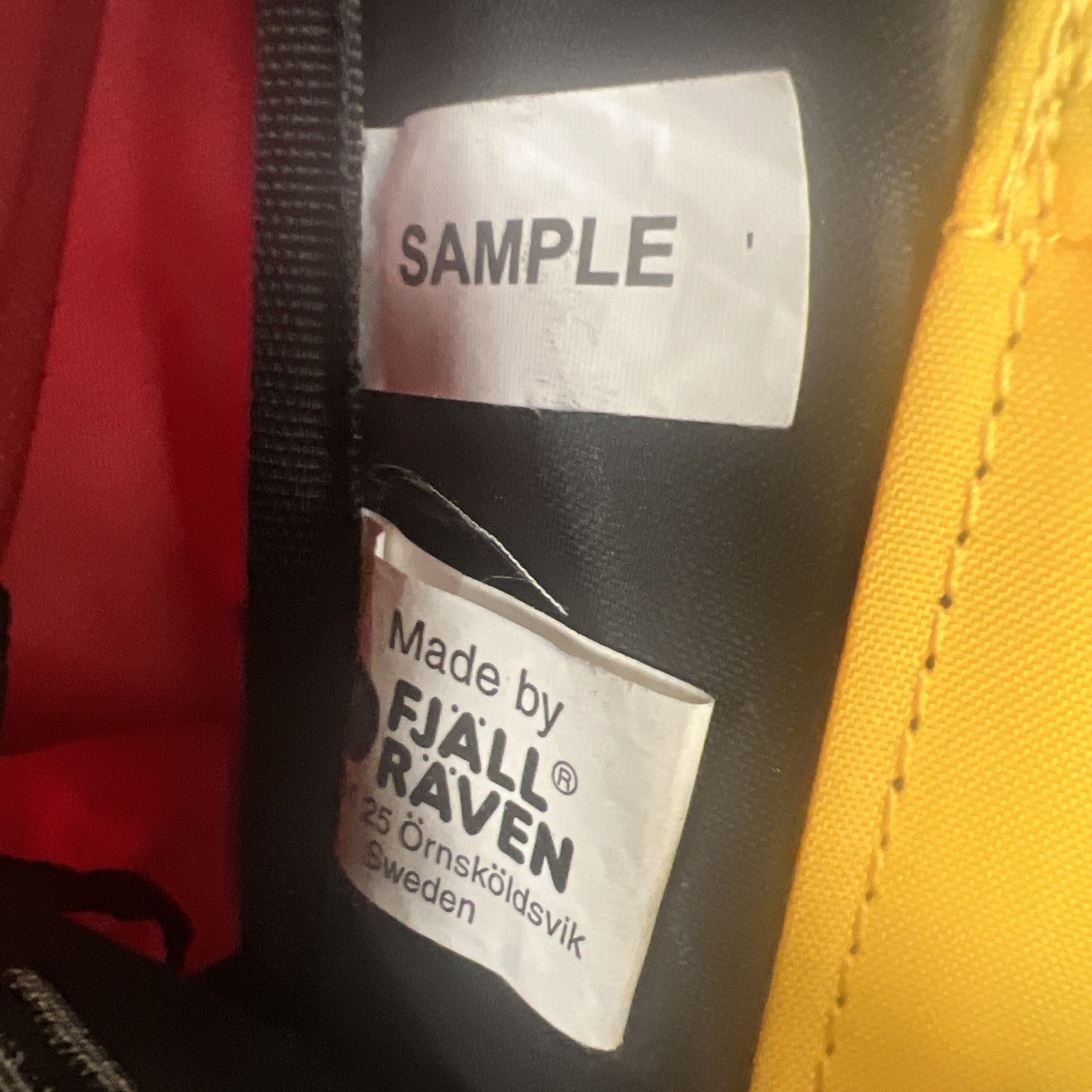 Fjallraven Backpack Friluft 35 Red And Black Sample 5
