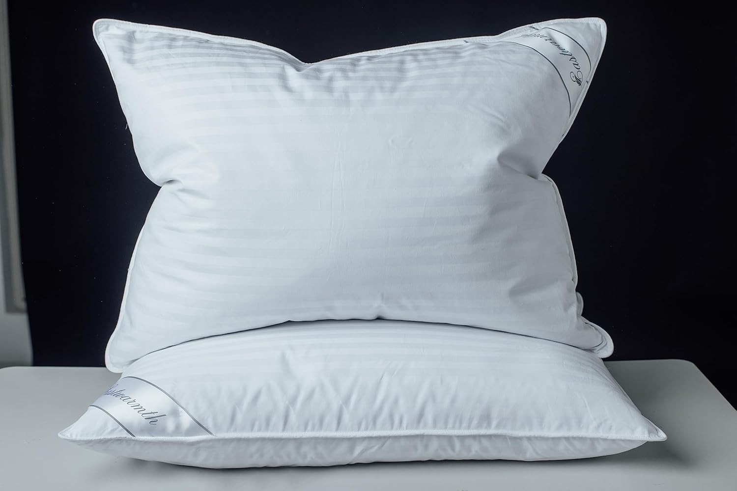 Premium Goose Down Soft Pillow - 100% Cotton, Standard Size 20x26 Inch gallery