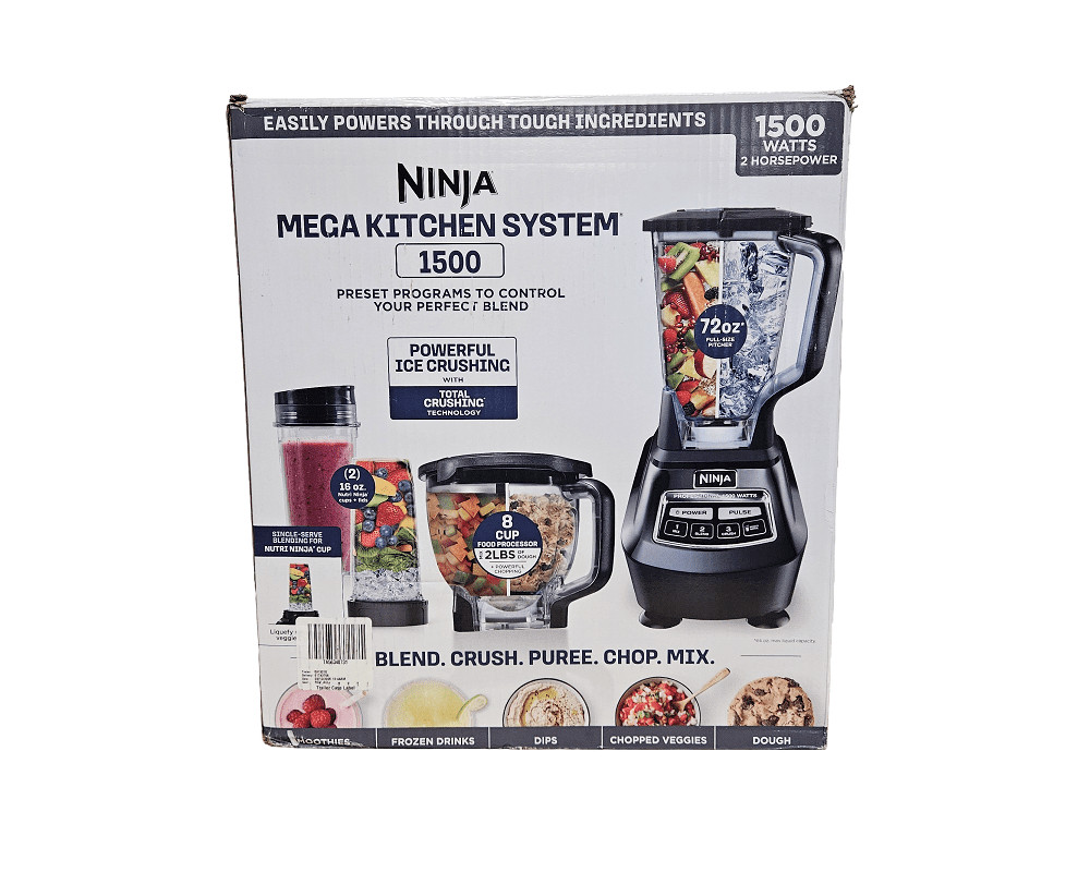 Ninja Mega Kitchen System Blender Processor Nutri Ninja Cups 1500W BL770 gallery