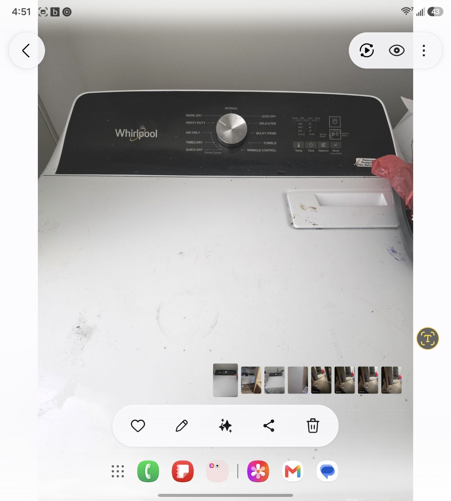 Whirlpool Top-Load Electric Washer, front load dryer set only used a dozen times gallery