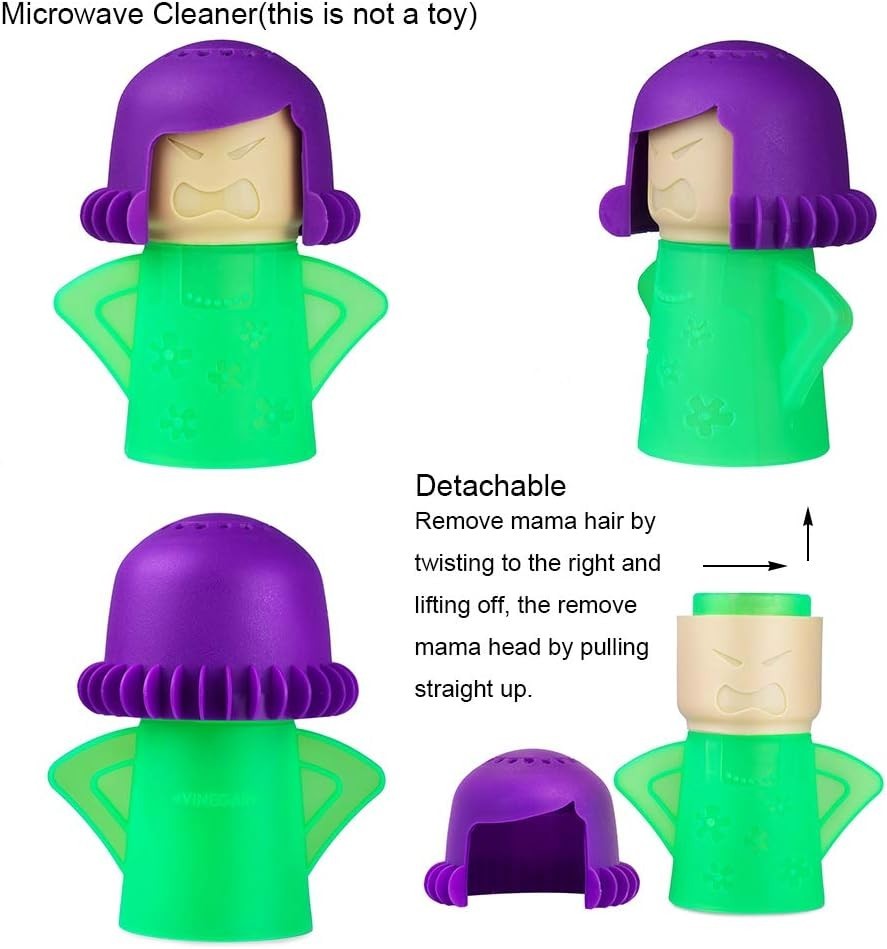 Angry Mama Microwave Oven Steam Cleaner, Angry Mom Microwave Cleaner, Just Add V gallery