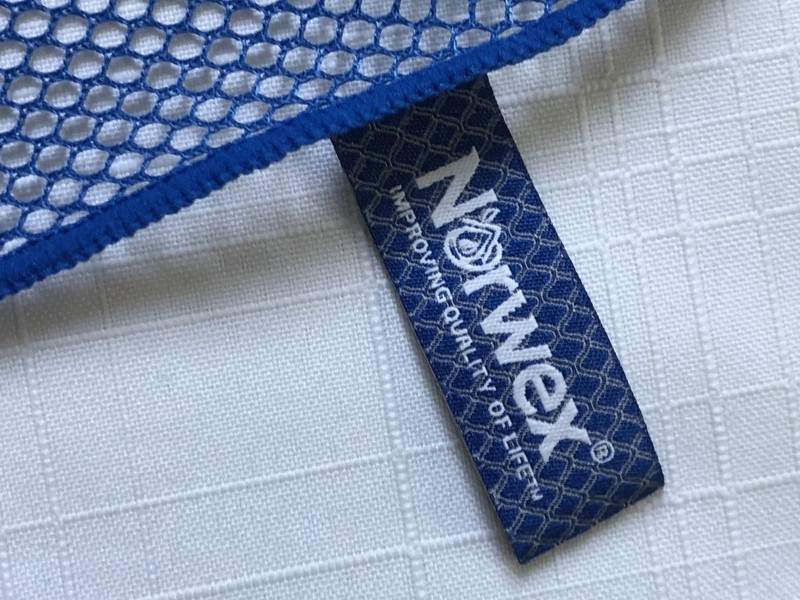 NORWEX Blue Mesh Dishcloth - Solid Polyester Modern Kitchen Cloths - NEVER USED gallery