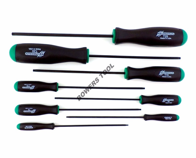 Bondhus 22pc Ball End Hex & Torx Screwdriver Set Metric SAE Standard MADE IN USA gallery