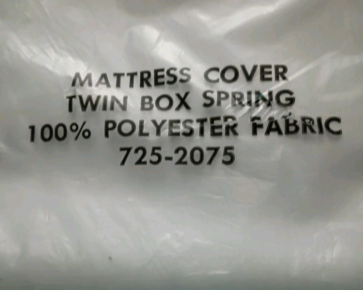 Basic White 100% Polyester Waterproof Twin Mattress Cover Sealed No Box New gallery