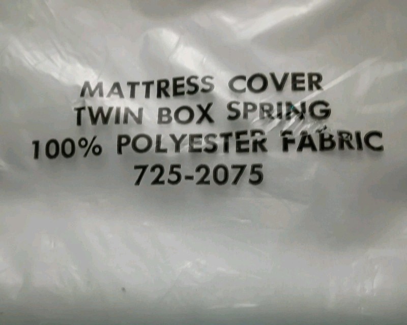 Basic White 100% Polyester Waterproof Twin Mattress Cover Sealed No Box New gallery