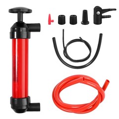 Car Siphon Fluid Transfer Pump, Multi-Use Manual Fuel Extractor Liquid Suctio…