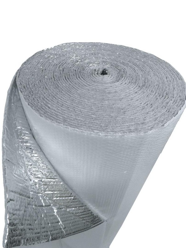 WHITE Single Bubble Reflective HEAT COLD INSULATION Radiant Barrier 4x5 3MM S gallery
