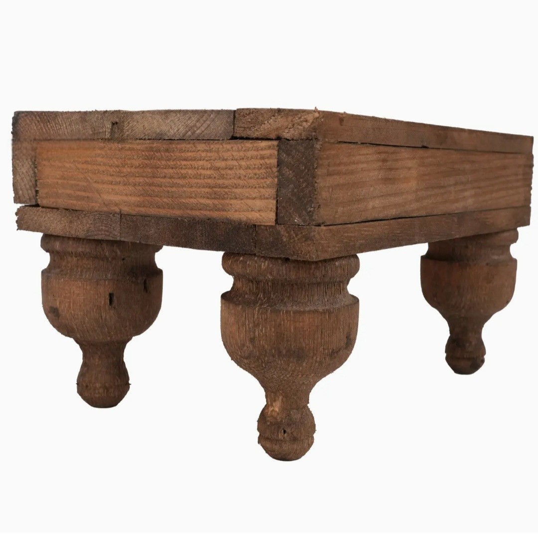 Wood Riser-Display-rustic-Reclaimed Wood-12x8x7 inches SPRING FARMS gallery