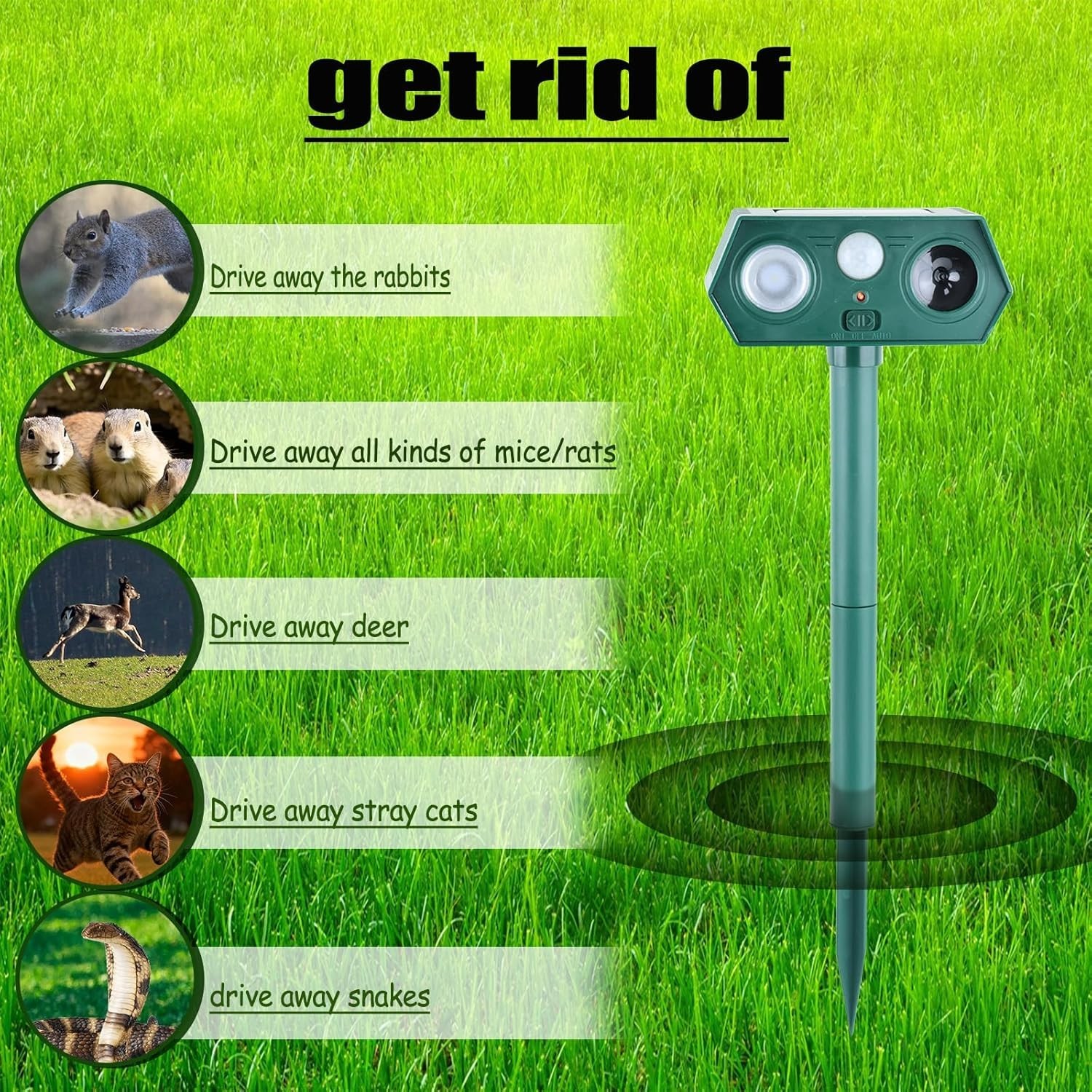 Outdoor Ultrasonic Insect & Pest Repellers gallery
