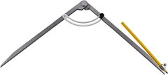 12″ LONG LOCKING WING DIVIDER CIRCLE MEASUREMENT MARKING COMPASS