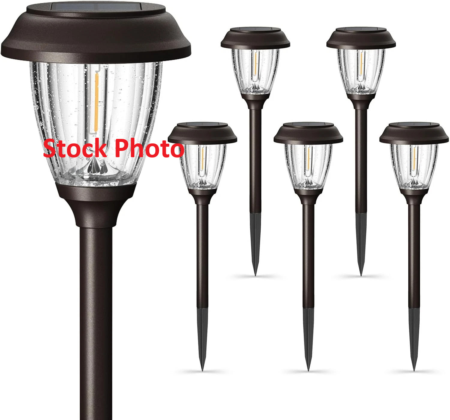 XMCOSY+ Solar Pathway Lights - Durable Glass & Stainless Steel 10/25 LM Brightne gallery