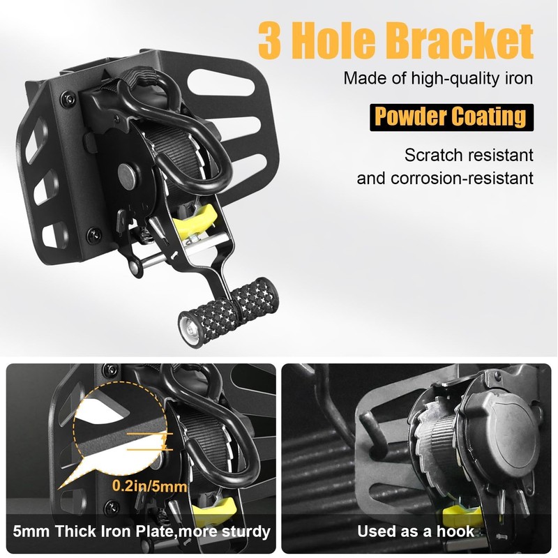 Retractable Ratchet Tie Down Straps Compatible with for 2015-2022 Chevy Color... gallery
