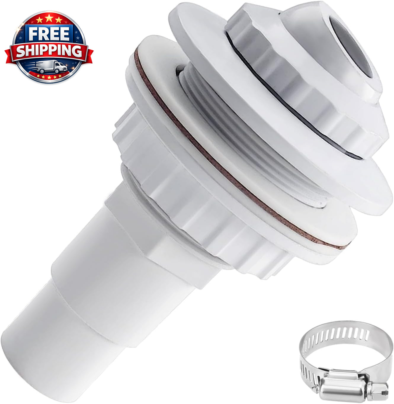 SP1023 Pool Return Jet Kit above Ground Pool Complete Return Outlet Jet Fitting gallery