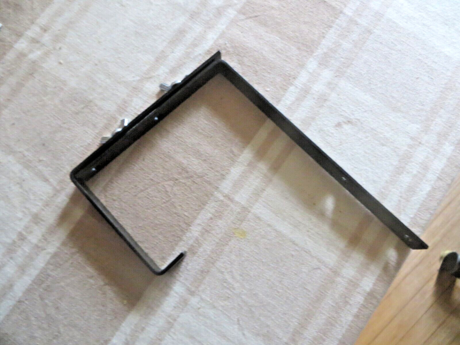 2-pack black steel Deck/Window box brackets (Black) gallery