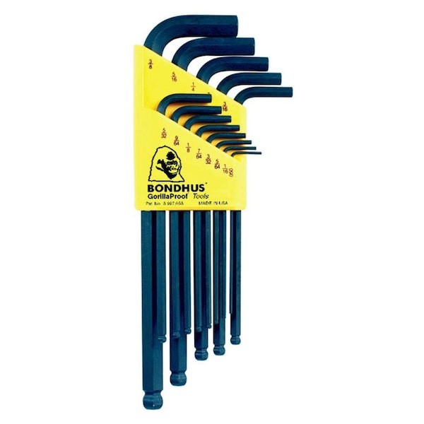Bondhus 10937 13 Piece Sae L-Shape Hex Key Set, 10937 gallery