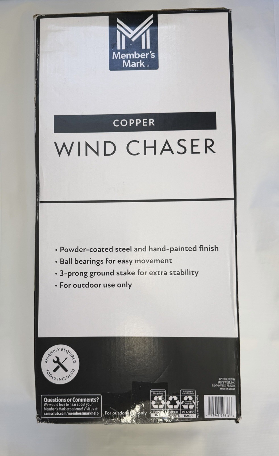 Member’s Mark Copper Wind Chaser Outdoor Spinner 82” Height gallery