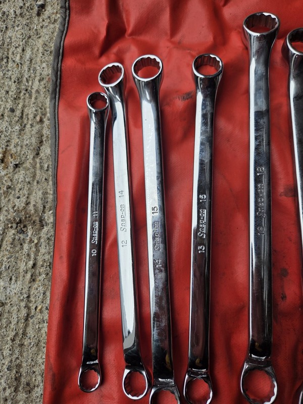 eBay Snap on Offset Box End Wrench Set 11 Pcs 3/8 to 1-5/16 in C113 B Pouch gallery
