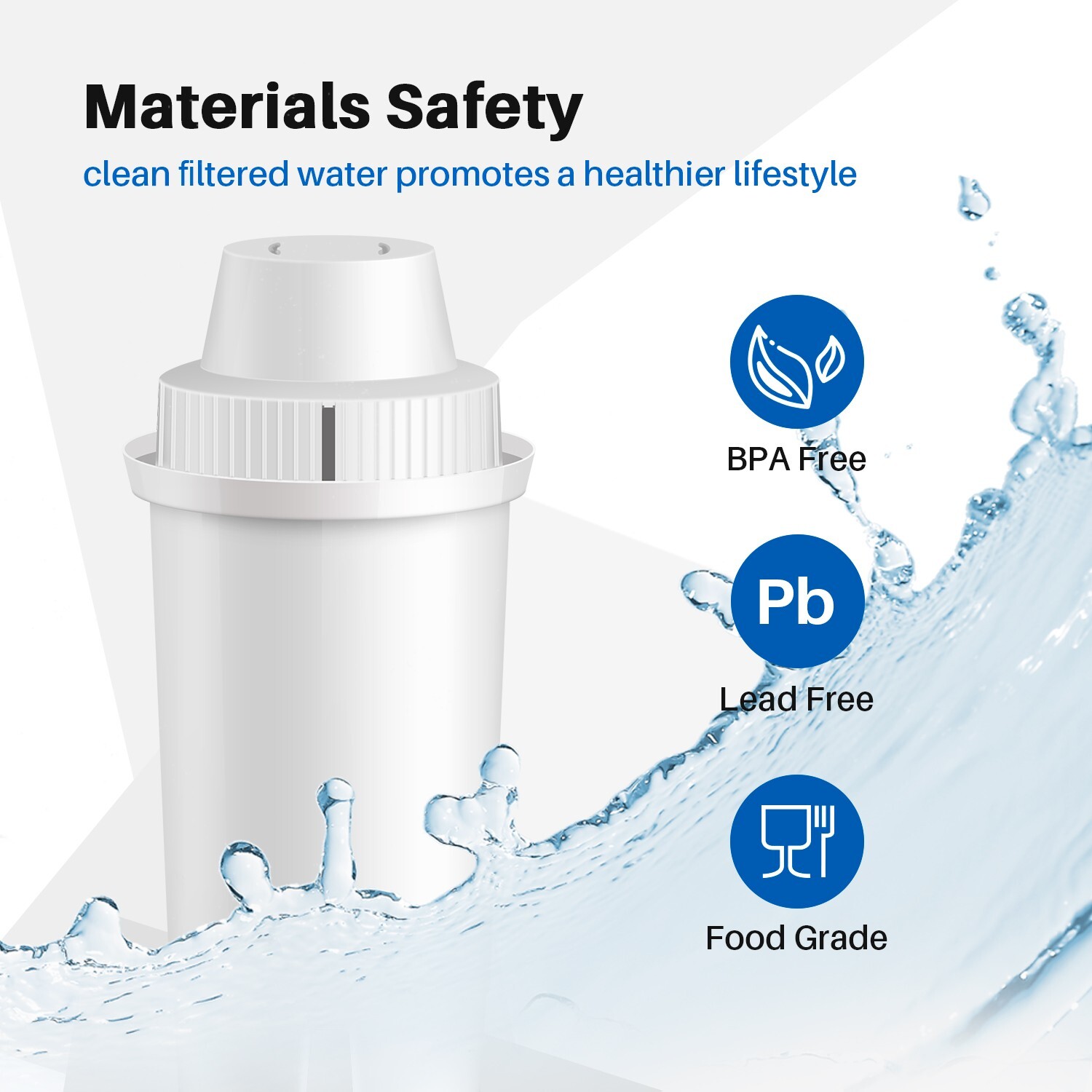 Fit For Brita Standard Water Filter, Brita® Pitchers Water Filter 6 PACK gallery