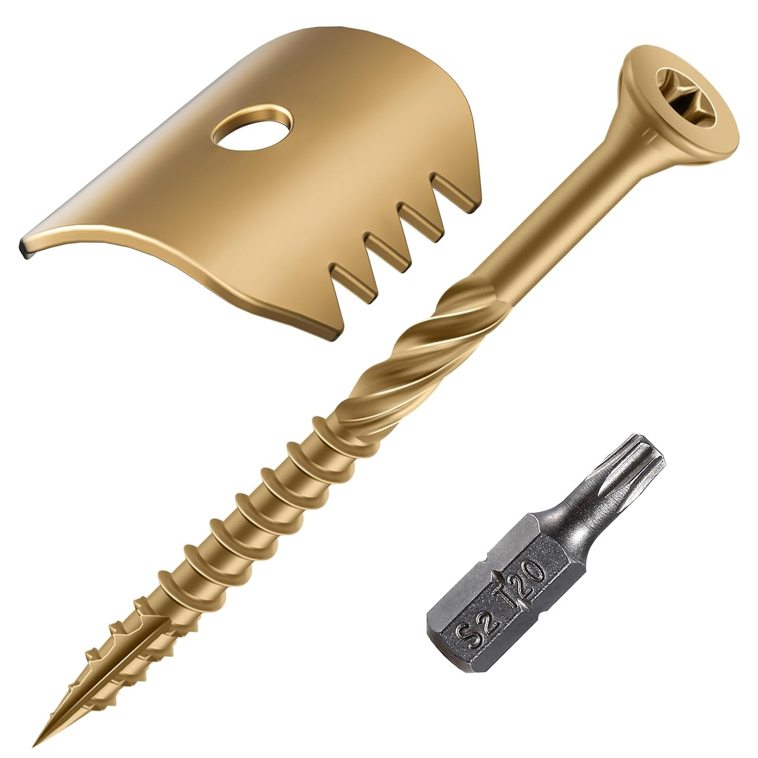 Fence Nail Fastener, 1-5/8" 50PCS Rust Resistant, External Epoxy Coated gallery