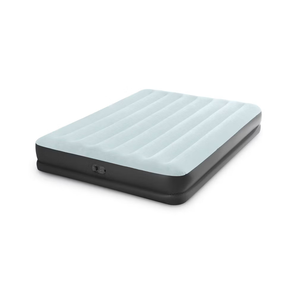 Intex Air Mattress Inflatable Compact QUEEN Mid Rise 12" Internal USB Pump gallery