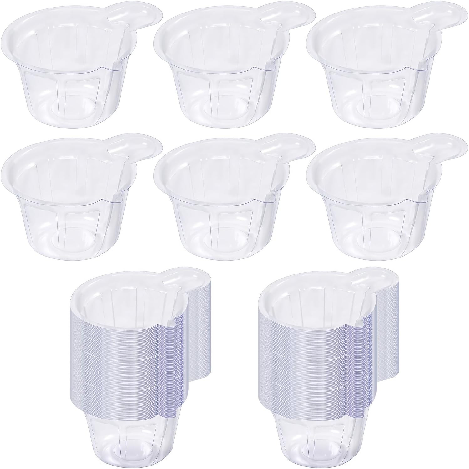 150Pcs 40ml Disposable Plastic Resin Mixing Cups Multipurpose Dispensing Cup for gallery