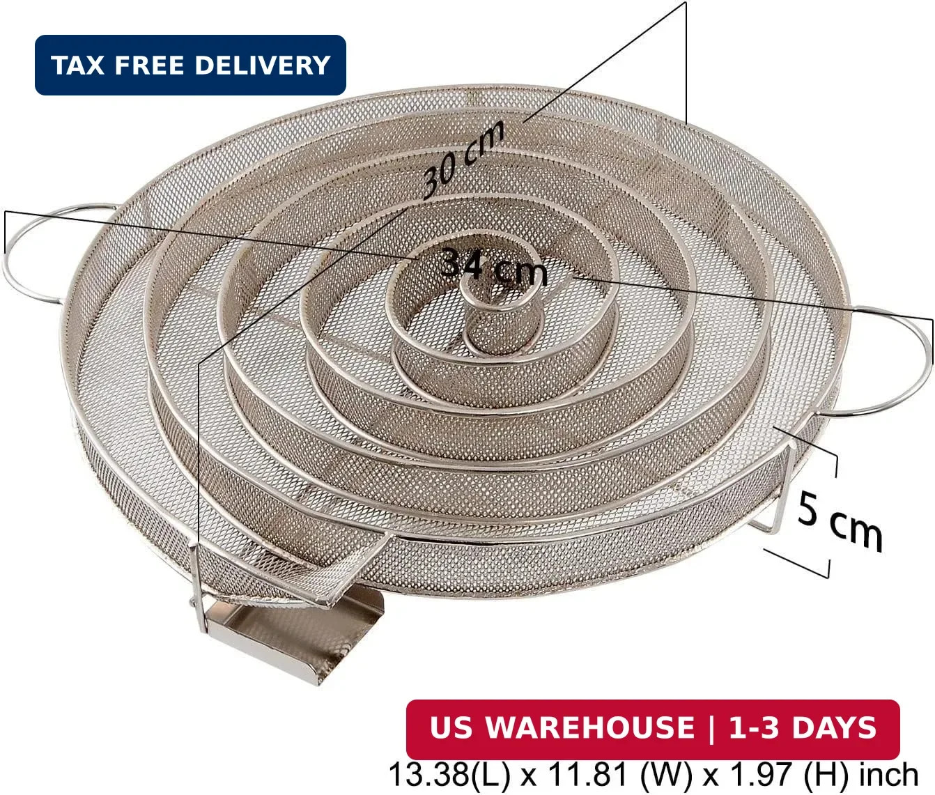 Realcook 13 Inch Cold Smoke Generator for BBQ Grill or Smoker Wood Dust Hot and gallery