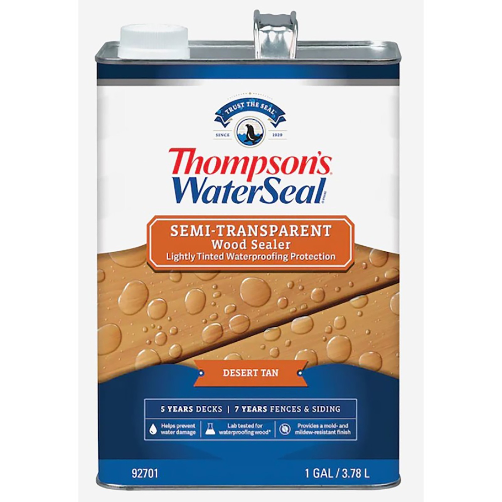 Thompsons Waterseal Semi-Transparent Wood Sealer Desert Tan gal gallery