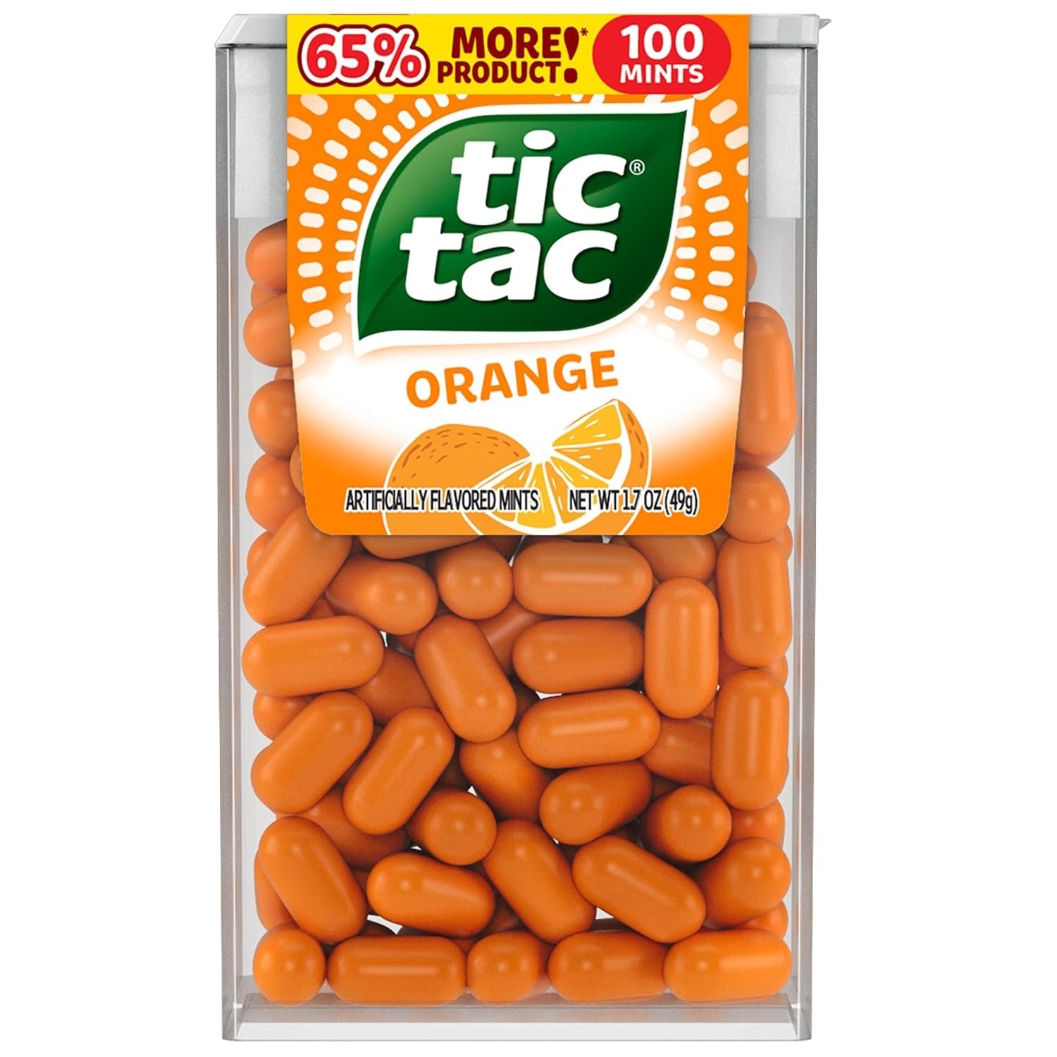Tic Tac Orange Breath Mints, Big 12 Pack, On-The-Go Refreshment, 1.7 oz Each gallery