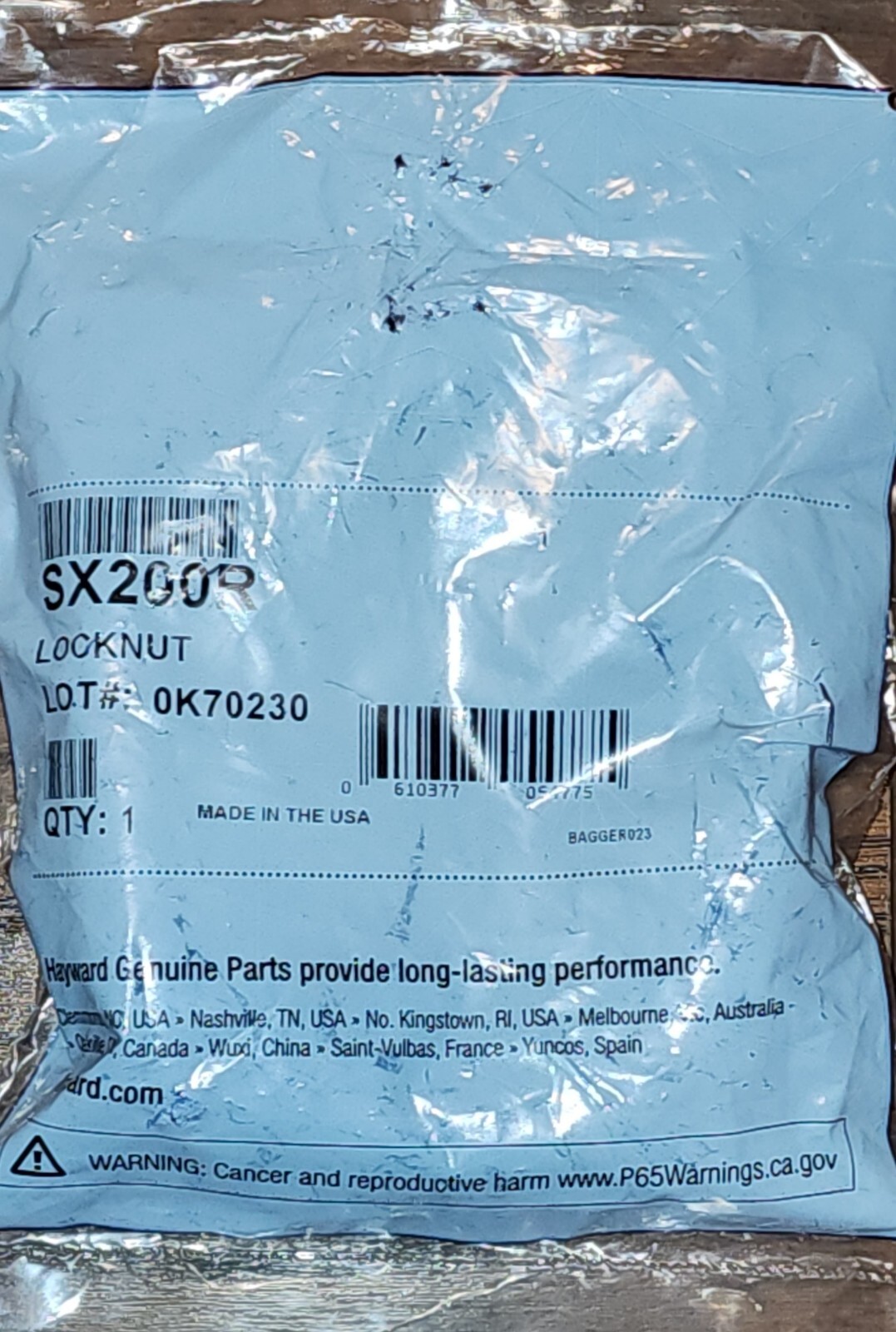 Hayward Locknut SX200R For C2000 c3000 c40000 c5000 Filter Models gallery