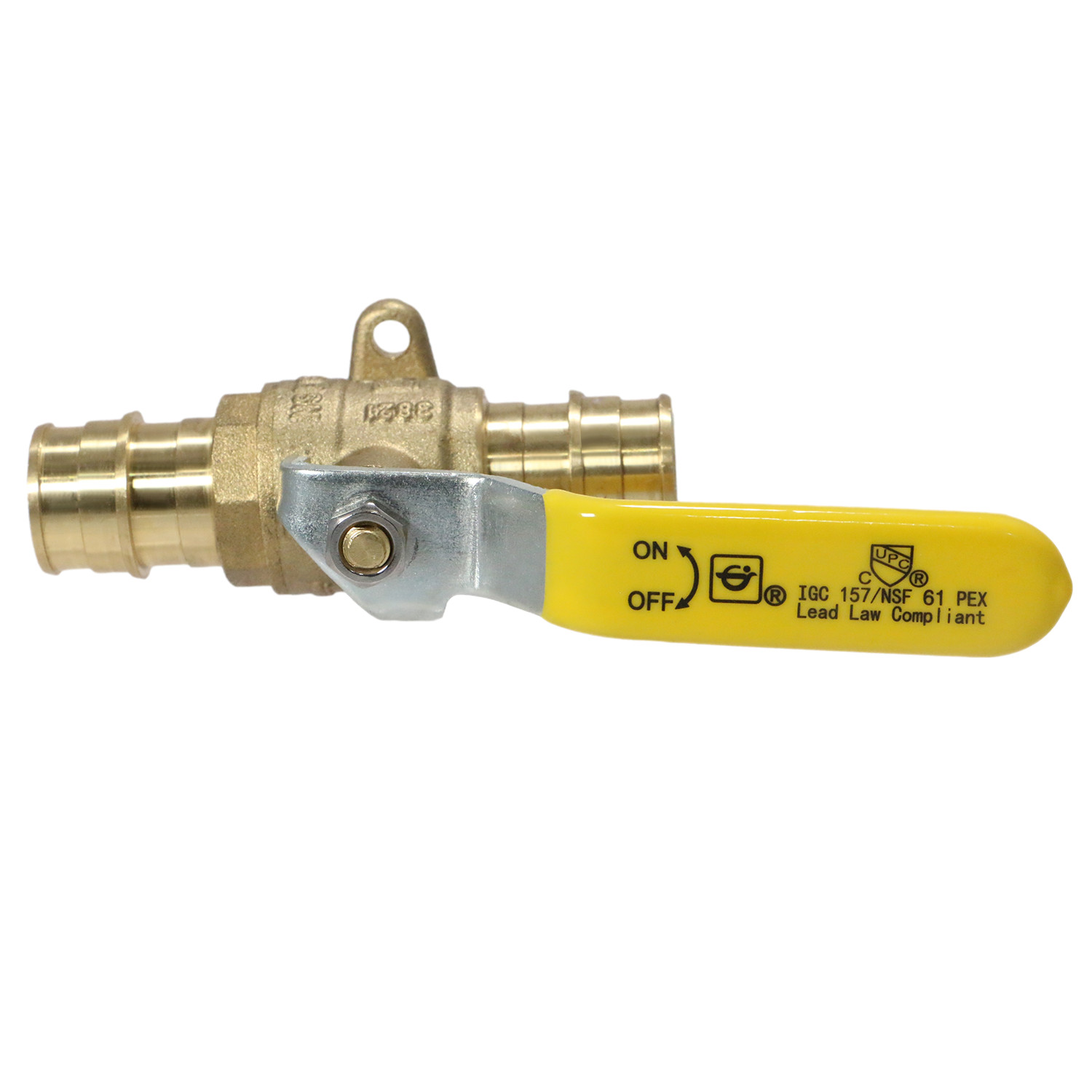 1) 3/4" PEX A BALL VALVE WITH DROP EAR, EXPANSION BALL VALVE W.EAR, F1960 gallery