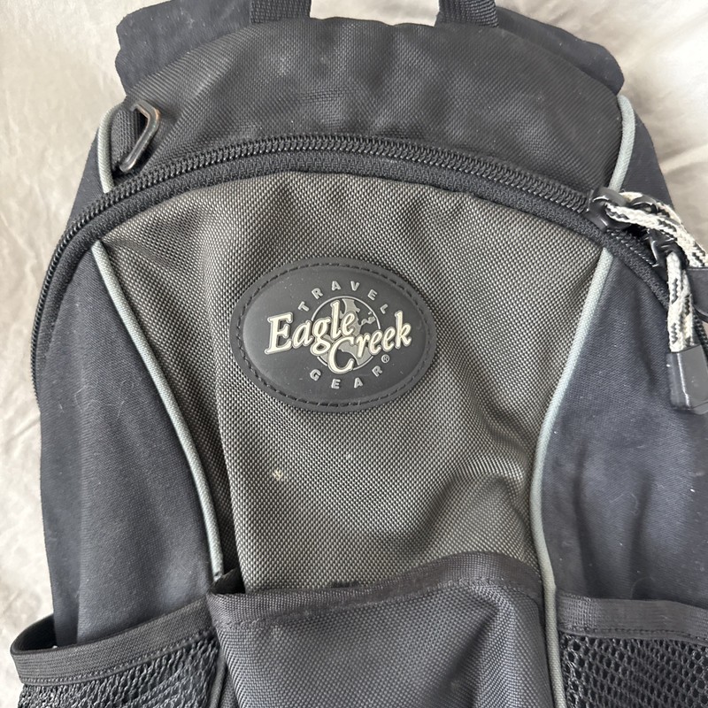 Eagle Creek Black Compact Backpack Day Pack Travel Packable 2