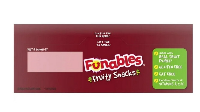 Funables Fruit Flavored Snacks, Strawberry, 0.8 oz, 22 Count gallery