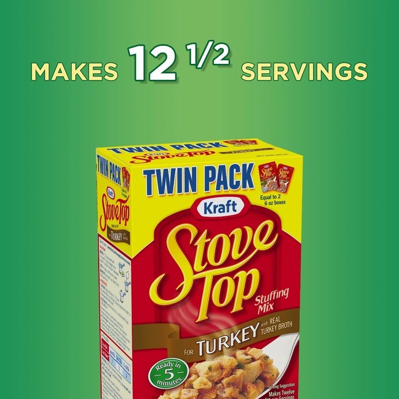 Turkey Stuffing Mix Side Dish Twin Pack of 2 Boxes 6 oz Each gallery