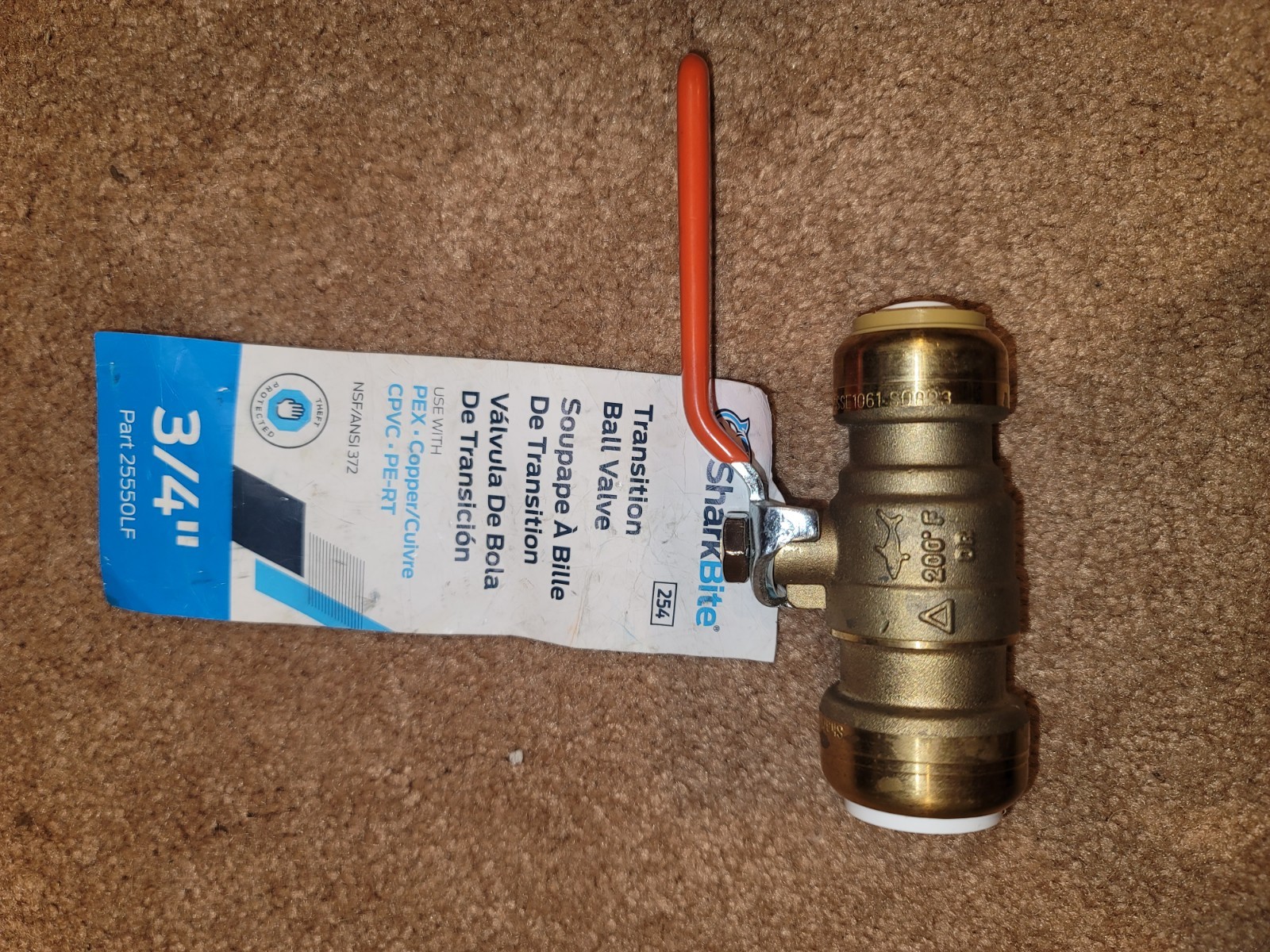 SharkBite 3/4 in Push-to-Connect Transition Ball Valve 25550LF Pex Copper PVC gallery