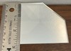 Mirredge 32504 Corner Plates, 3 In L, 3 In W, 1/8 In H, Acrylic Mirror , 4 Pack gallery