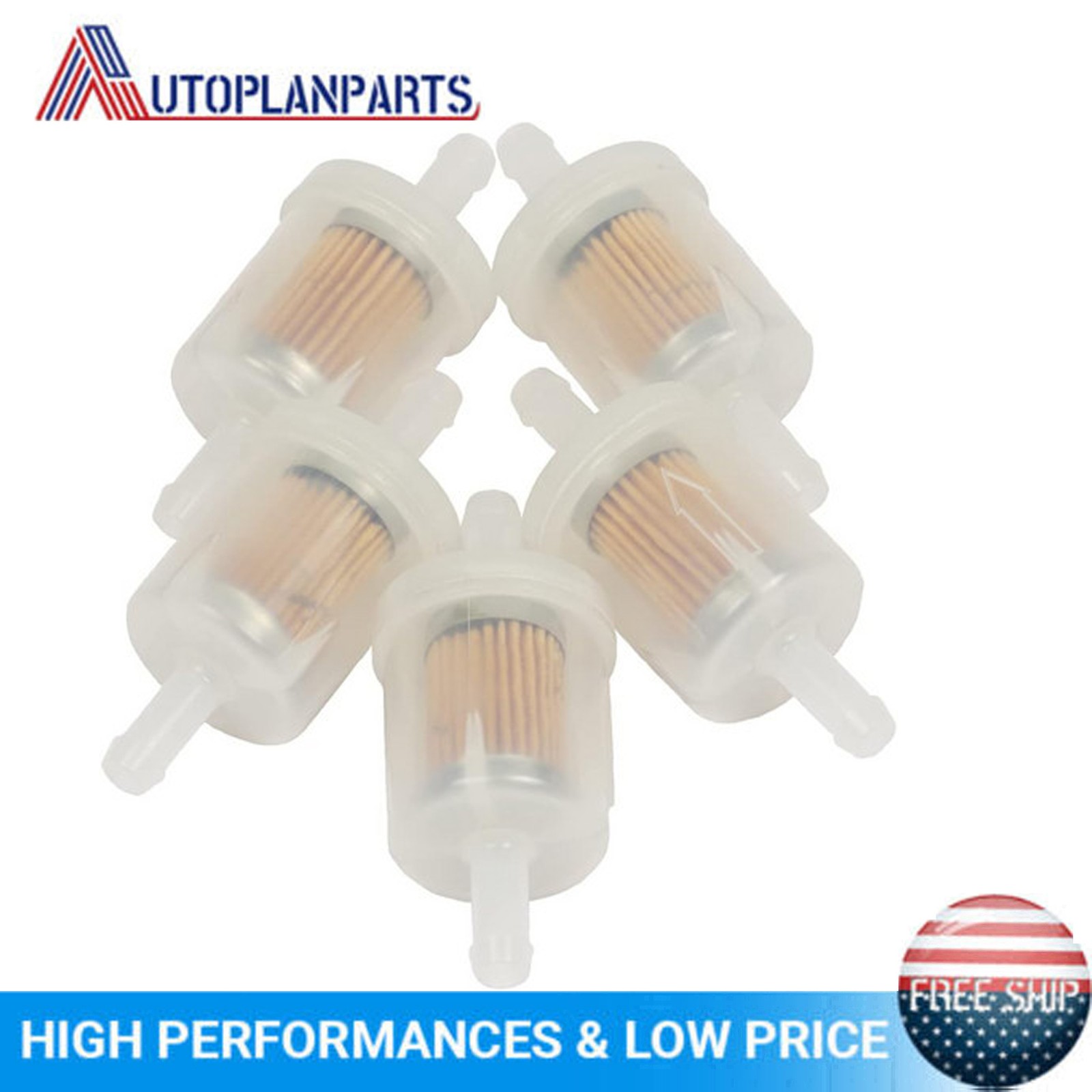 5pcs Fuel Filter For BRIGGS & STRATTON Lawn Mower 493629 691035 49019-7001 5065D gallery