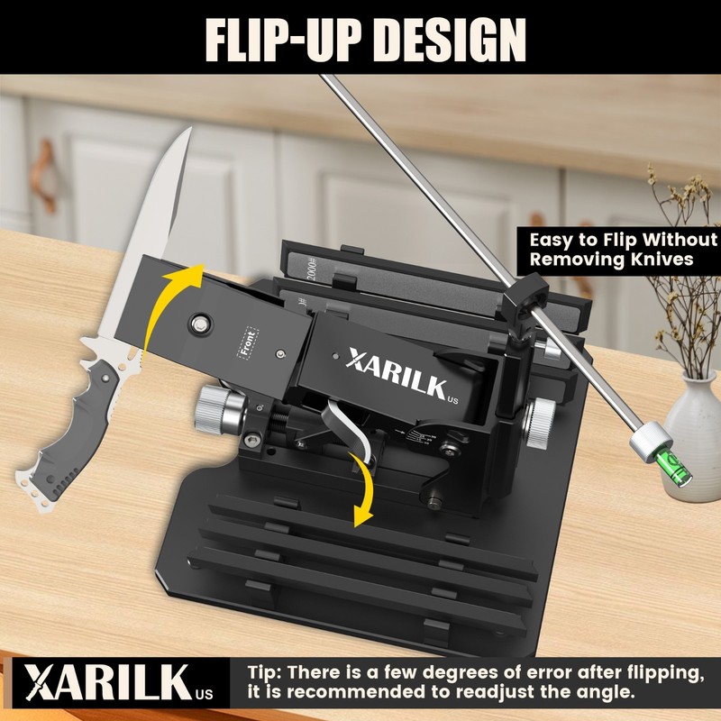 Upgraded XARILK Professional Knife Sharpening System GEN2,Knife Sharpener Tool gallery